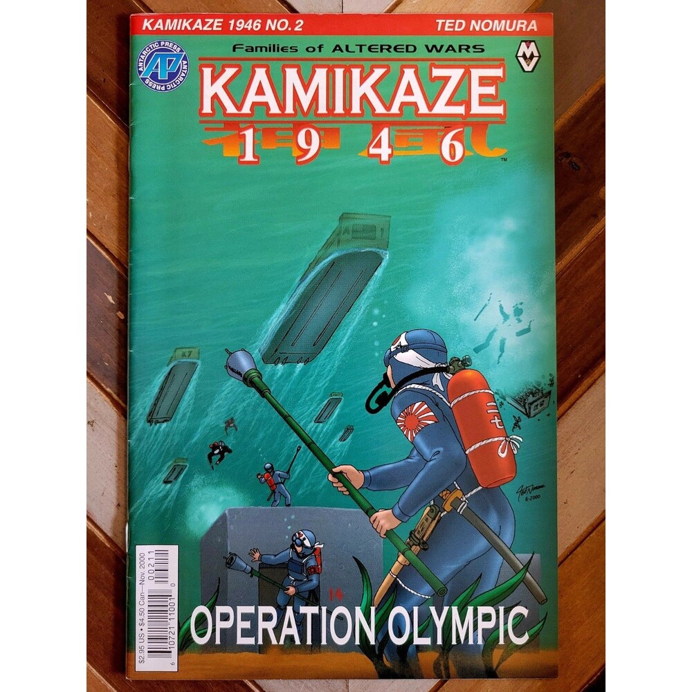 Kamikaze 1946 #2 (Antarctic Press 2000) WWII Alternate History! By Ted Nomura